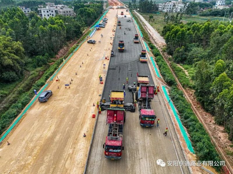 【省沉 点项目】3D技术“打印”高速公路，南三岛大桥项目进入路面工程施工阶段